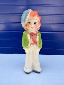 Vintage Chalkware Girl