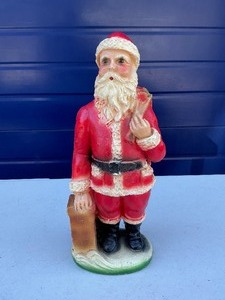 Vintage Chalkware Santa