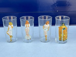 Four Vintage Peek-A-Boo Glasses