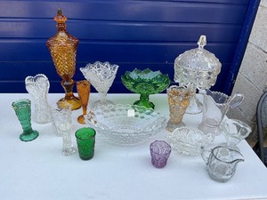 Misc. Pressed Glass Lot