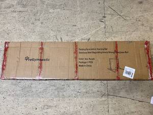lot 9 image: PreGymnastic Folding Training Bar - Hot Purple