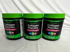 lot 23 image: 3 Containers of Orgain Collagen Peptides