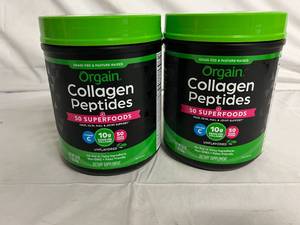 lot 24 image: 3 Containers of Orgain Collagen Peptides