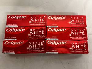lot 35 image: 6 Tubes of Colgate Optic White Toothpaste