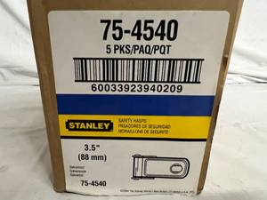 lot 60 image: 5 Stanley Safety Hasps