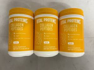 lot 83 image: 3 Containers of Vital Proteins Collagen Peptides