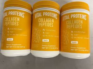 lot 85 image: 3 Containers of Vital Proteins Collagen Peptides