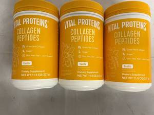lot 86 image: 3 Containers of Vital Proteins Collagen Peptides