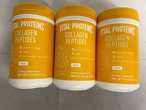 lot 90 image: 3 Containers of Vital Proteins Collagen Peptides