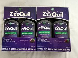 lot 101 image: 2 Twin Packs of ZzzQuil Sleep Aid