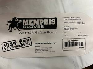 lot 69 image: 12 Pairs of MCR Work Gloves