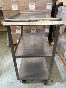 lot 48 image: Lakeside Manufacturing Inc. 311 Stainless Steel 3-Shelf Service Cart - In Good Condition