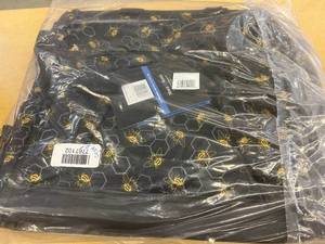 lot 79 image: NEW Nurse Mates NA00453 Busy Bees Pattern Design Ultimate Nursing Bag - Black