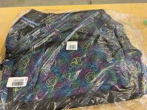 lot 77 image: Lot of 2 NEW Nurse Mates NA00454 Vibrant Garden Pattern Design Ultimate Nursing Bag - Multicolor