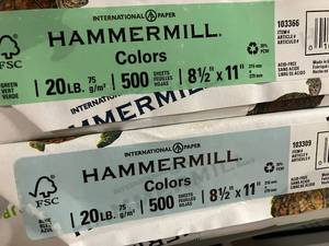 Pastel Copy Paper