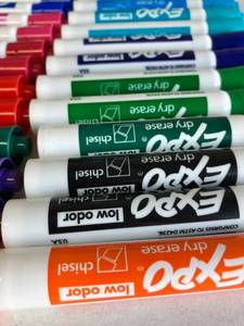 Dry Erase Markers and Board Cleaner