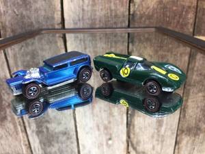 lot 172 image: 2 Hot Wheels - Redlines 68 Lola GT70 - 69 The Demon