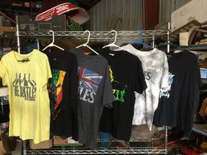 lot 176 image: 6 Rock N Roll Shirts