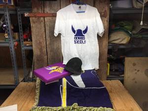 lot 198 image: MN Vikings Fan Stadium Gear