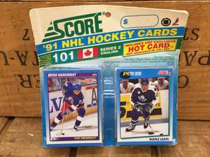 lot 204 image: Score 91 NHL Hockey Cards Set
