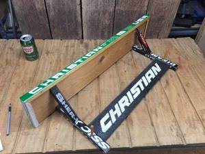 lot 206 image: Nifty Wooden Shelf Made From Christian Hockey Stick