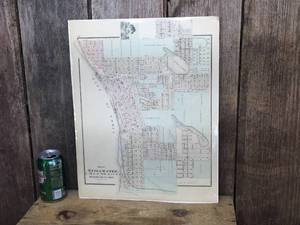 lot 247 image: Vintage Map Stillwater MN