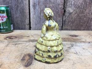 lot 271 image: Antique Cast Iron Southern Belle Figure