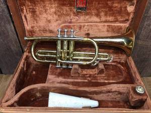 lot 278 image: Vintage Conn Director Cornet with Case