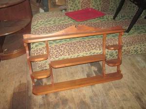 lot 22 image: (G1) Wood Wall Shelf 40 x 23 x 5 ...