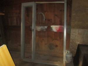 lot 79 image: (G2) Metal Door Frame 64 W x 86 H...