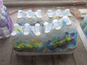 lot 97 image: (G1) 24 Splash water bottles past d...