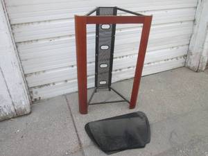 lot 108 image: (G2) Entertainment stand with glass...