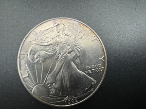 lot 30 image: 1992 American Silver Eagle - Toned