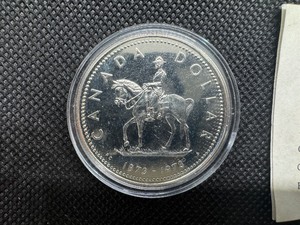 lot 48 image: 1973 90% Uncirculated Canadian Silver Dollar