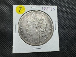 lot 7 image: 1879-S Morgan Silver Dollar