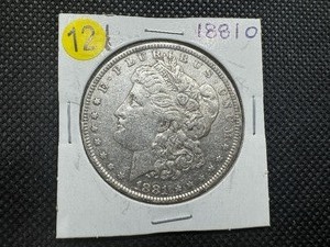 lot 12 image: 1881-O Morgan Silver Dollar