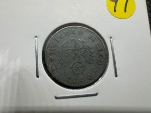 lot 97 image: 1940 Third Reich (5 Reichspfennig)
