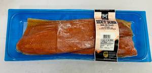 lot 18 image: E. Sockeye Salmon-Skin on Fillet - See Description for weight 