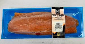 lot 21 image: E. Sockeye Salmon-Skin on Fillet - See Description for weight 