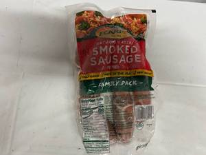 lot 54 image: G. 39oz Smoked Sausage-Family Pack
