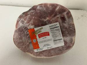 lot 69 image: K. 7.4lbs Fully Cooked Smoked Ham