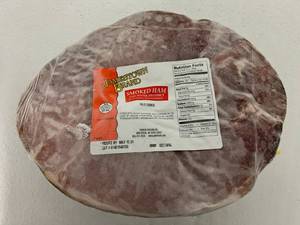 lot 71 image: K. 6.45lbs Fully Cooked Smoked Ham