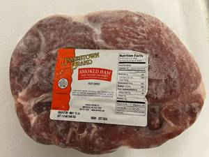 lot 73 image: K.7.25lbs Fully Cooked Smoked Ham