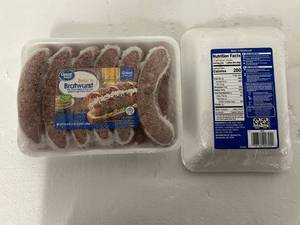 lot 88 image: G. 2x 45.6oz Beer n Bratwurst(12per Package)