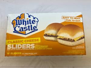 lot 90 image: A. 16 White Castle Sliders(8-Two Packs)