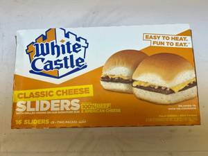 lot 92 image: A. 16 White Castle Sliders(8-Two Packs)