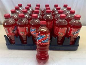 lot 123 image: 24x 20oz Bottles Mountain Dew-Star Spangled Splash