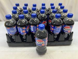 lot 135 image: 24x 20oz Bottles Pepsi-Peach