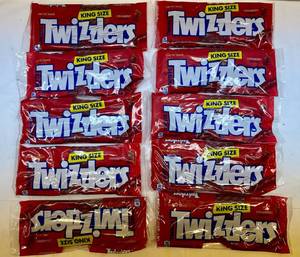 lot 147 image: KK. 10x 5oz King Size Twizzlers