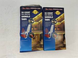 lot 174 image: MM. 2x Titan Pro Commercial Grade 50ct Dual Direction Shingle Tabs